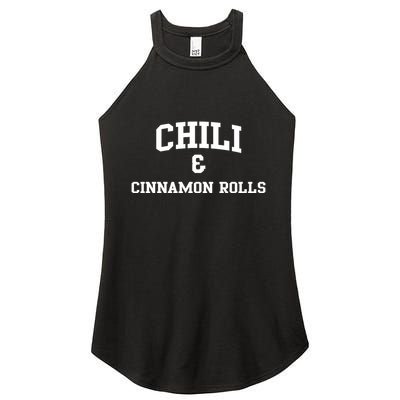 Chili And Cinnamon Rolls Women's Perfect Tri Rocker Tank