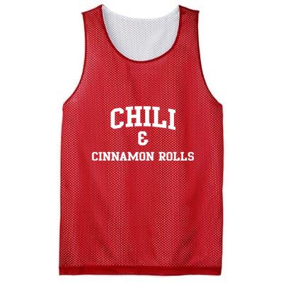 Chili And Cinnamon Rolls Mesh Reversible Basketball Jersey Tank