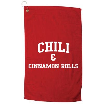 Chili And Cinnamon Rolls Golf Towel