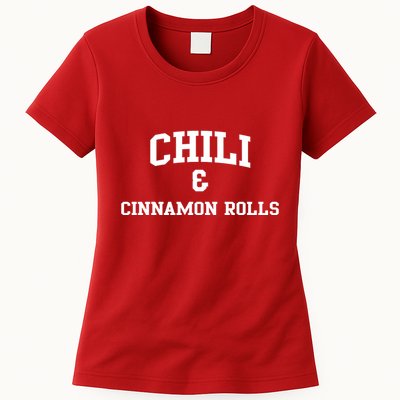 Chili And Cinnamon Rolls Womens T-Shirt