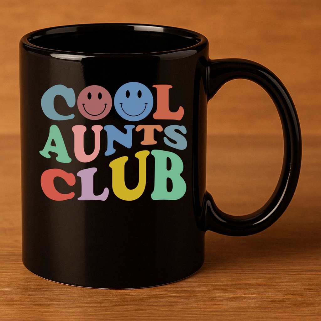 Cool Aunts Club Sweater,cool Aunts Club Crewneck, Cool Aunts 11oz C Handle Ceramic Mug