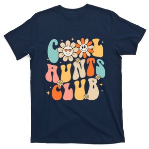 Cool Aunt Club Groovy Retro Funny Aunt Club Aunties T-Shirt