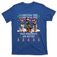 Cute Australian Cattle Dog Oh Christmas Tree Ugly Xmas Cute Gift T-Shirt