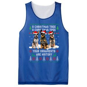 Cute Australian Cattle Dog Oh Christmas Tree Ugly Xmas Cute Gift Mesh Reversible Basketball Jersey Tank