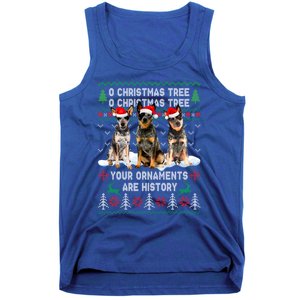 Cute Australian Cattle Dog Oh Christmas Tree Ugly Xmas Cute Gift Tank Top