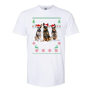 Cute Australian Cattle Dog Oh Christmas Tree Ugly Xmas Cute Gift Softstyle CVC T-Shirt