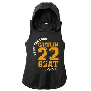 Clark And Clark From The Logo 22 Ladies PosiCharge Tri-Blend Wicking Draft Hoodie Tank