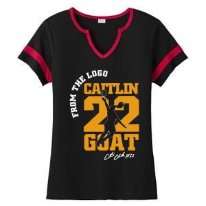 Clark And Clark From The Logo 22 Ladies Halftime Notch Neck Tee