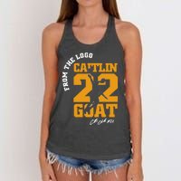 Clark And Clark From The Logo 22 Women's Knotted Racerback Tank