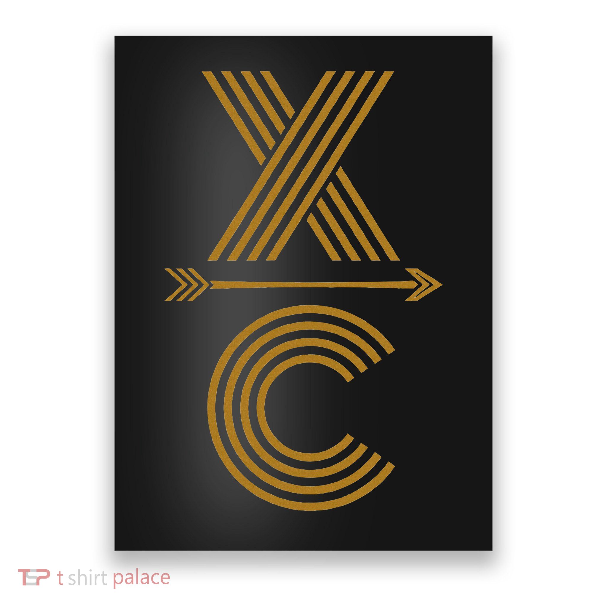 Cx A Cross Country Running Design Poster