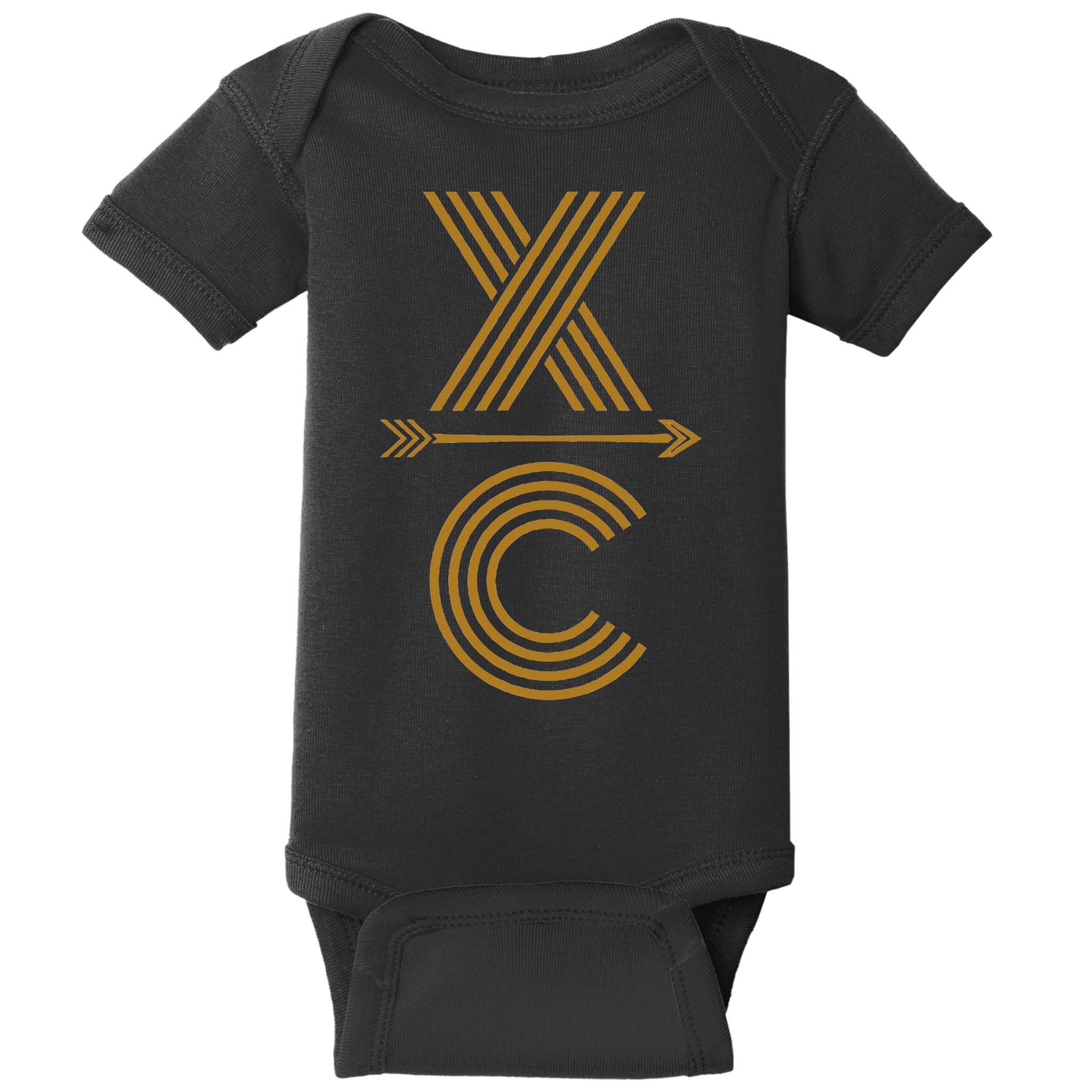 Cx A Cross Country Running Design Baby Bodysuit
