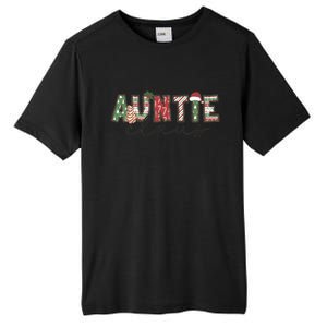 Christmas Auntie Claus Xmas Pajamas Aunt Announcet Gift Tall Fusion ChromaSoft Performance T-Shirt