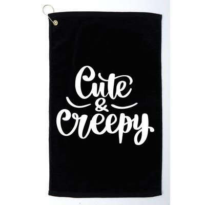 Cute And Creepy Halloween Funny Golf Towel