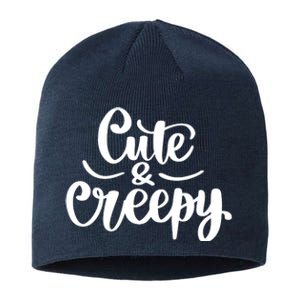 Cute And Creepy Halloween Funny Sustainable Beanie