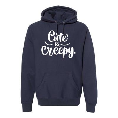 Cute And Creepy Halloween Funny Premium Hoodie