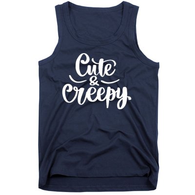 Cute And Creepy Halloween Funny Tank Top