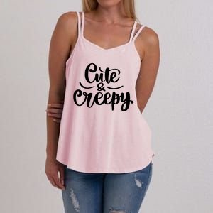 Cute And Creepy Halloween Funny Women's Strappy Tank