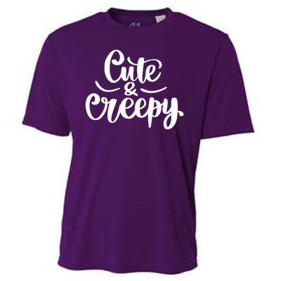 Cute And Creepy Halloween Funny Cooling Performance Crew T-Shirt