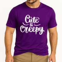 Cute And Creepy Halloween Funny Cooling Performance Crew T-Shirt