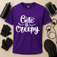 Cute And Creepy Halloween Funny Cooling Performance Crew T-Shirt