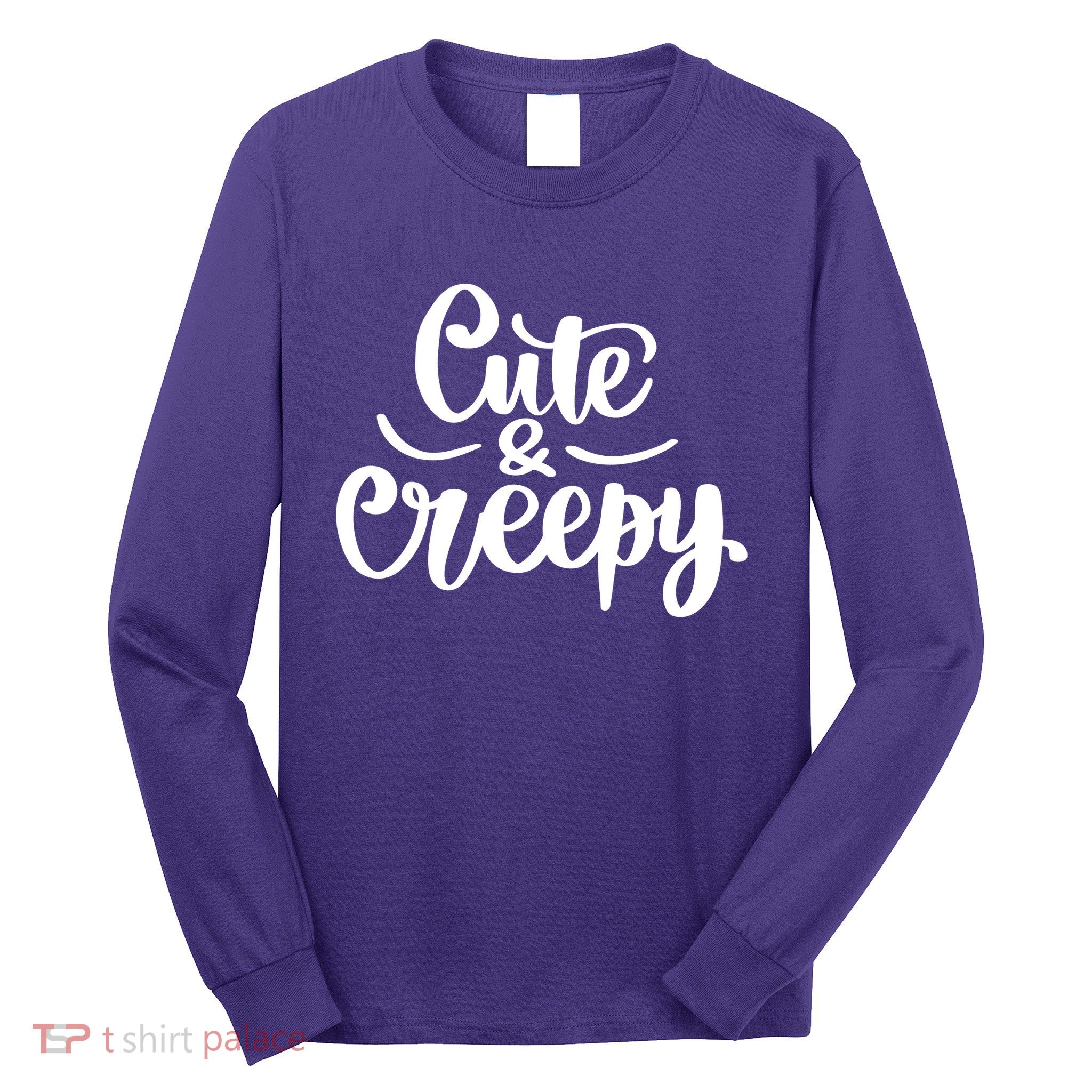 Cute And Creepy Halloween Funny Long Sleeve Shirt