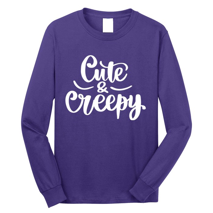 Cute And Creepy Halloween Funny Long Sleeve Shirt