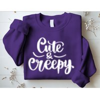 Cute And Creepy Halloween Funny Sweatshirt