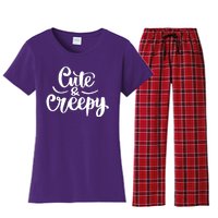 Cute And Creepy Halloween Funny Women's Flannel Pajama Set