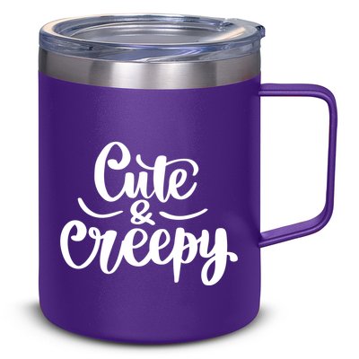 Cute And Creepy Halloween Funny 12oz Stainless Steel Coffee Mug