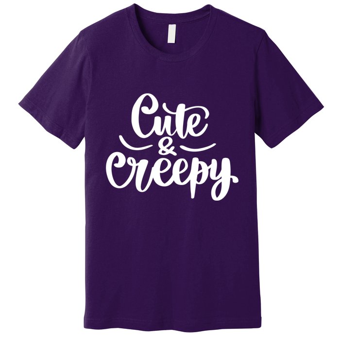 Cute And Creepy Halloween Funny Premium T-Shirt