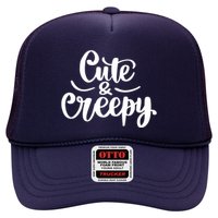 Cute And Creepy Halloween Funny Trucker Hat