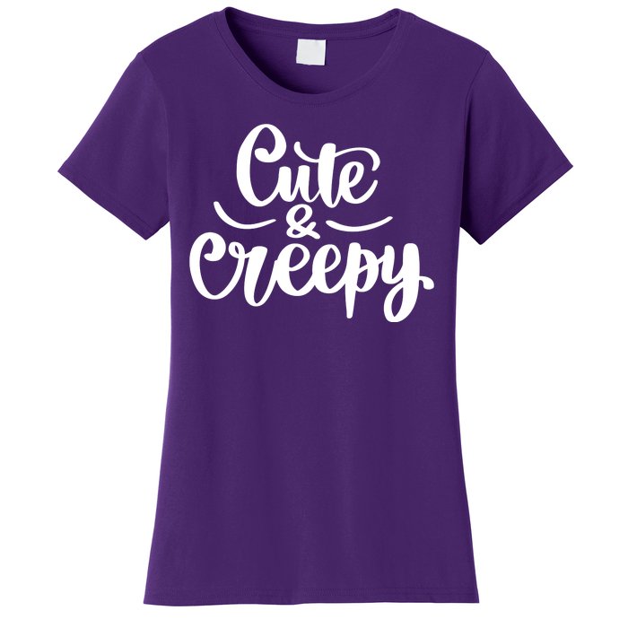 Cute And Creepy Halloween Funny Women's T-Shirt