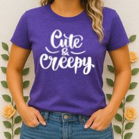 Cute And Creepy Halloween Funny Womens T-Shirt