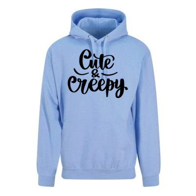 Cute And Creepy Halloween Funny Unisex Surf Hoodie