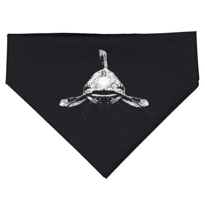 Catfish Angler Catfishing | Cat Fish Fisherman Fishing Gifts USA-Made Doggie Bandana