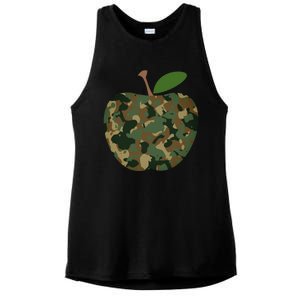 Camouflage Apple Ladies PosiCharge Tri-Blend Wicking Tank