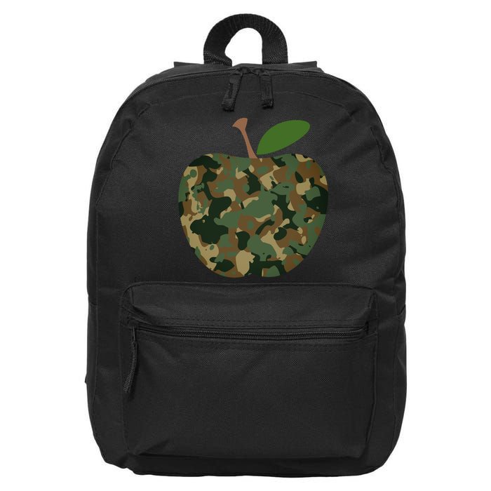 Camouflage Apple 16 in Basic Backpack