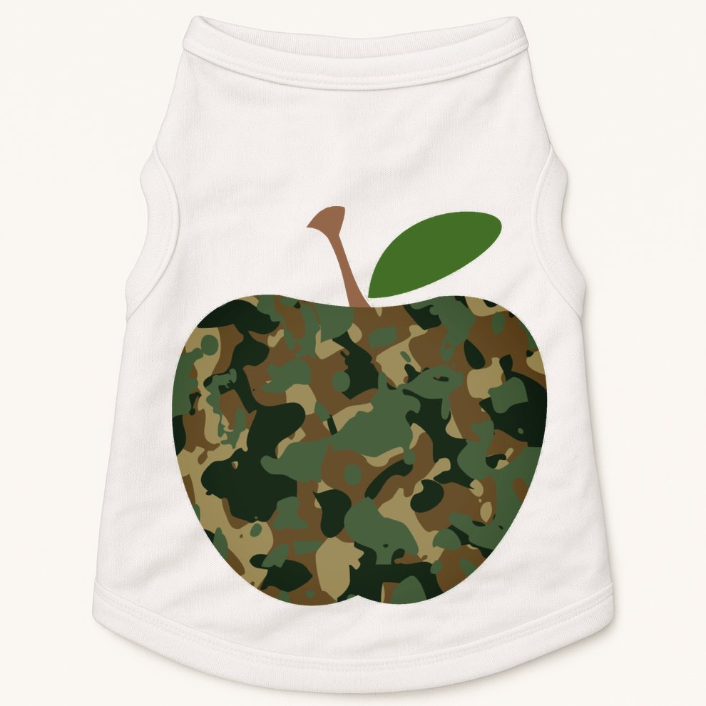 Camouflage Apple Doggie Tank
