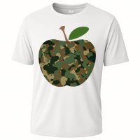 Camouflage Apple Cooling Performance Crew T-Shirt