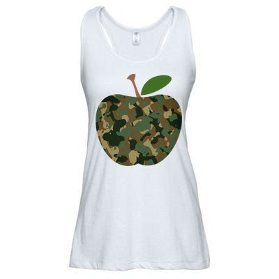 Camouflage Apple Ladies Essential Flowy Tank