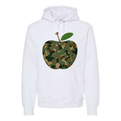 Camouflage Apple Premium Hoodie