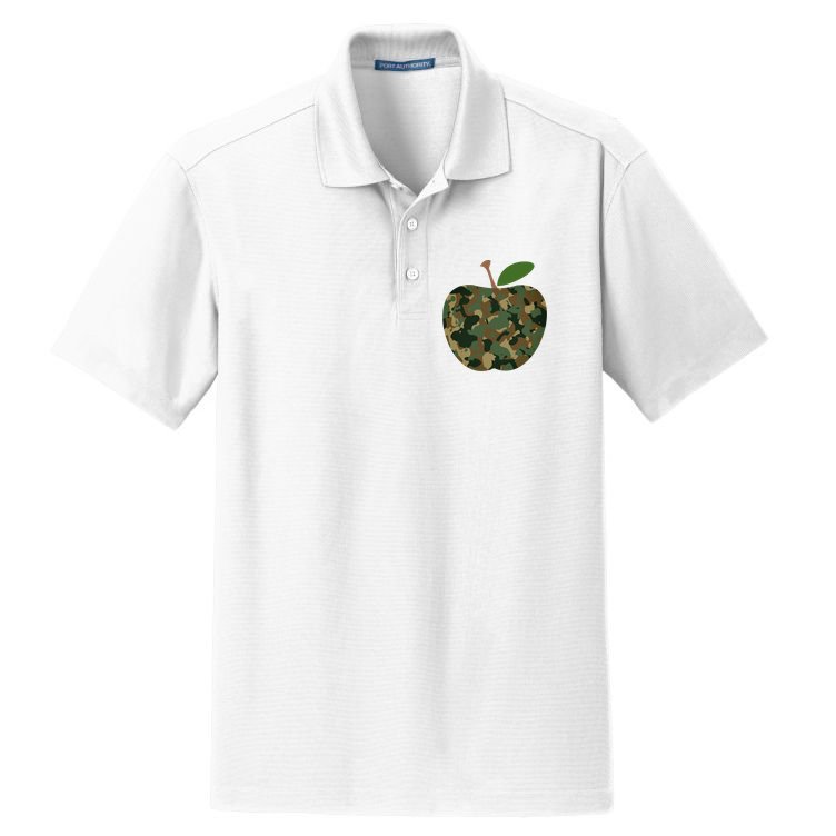 Camouflage Apple Dry Zone Grid Polo