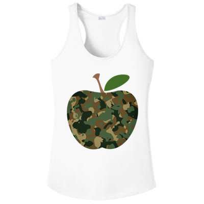 Camouflage Apple Ladies PosiCharge Competitor Racerback Tank
