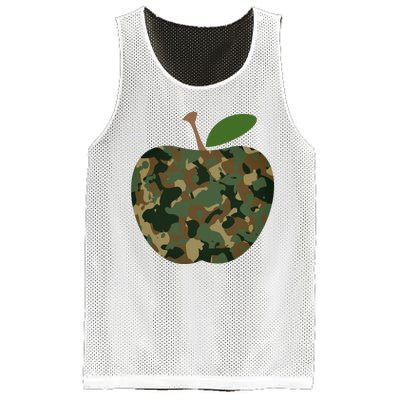 Camouflage Apple Mesh Reversible Basketball Jersey Tank