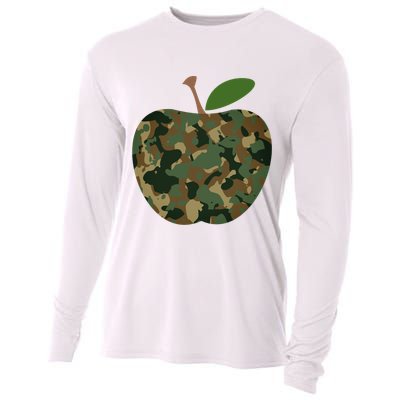 Camouflage Apple Cooling Performance Long Sleeve Crew