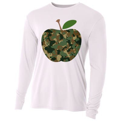 Camouflage Apple Cooling Performance Long Sleeve Crew