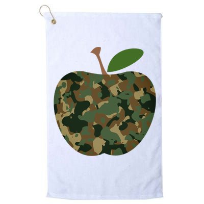 Camouflage Apple Golf Towel