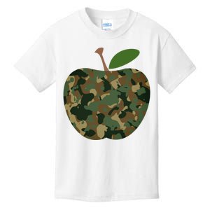 Camouflage Apple Kids T-Shirt