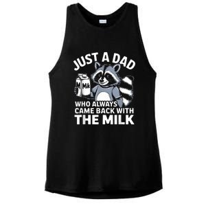 Cwho Always Came Back With The Milk Dad Ladies PosiCharge Tri-Blend Wicking Tank