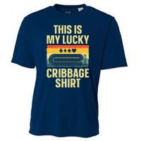 Cribbage Art Cribbage Board Cribbage Player Cooling Performance Crew T-Shirt